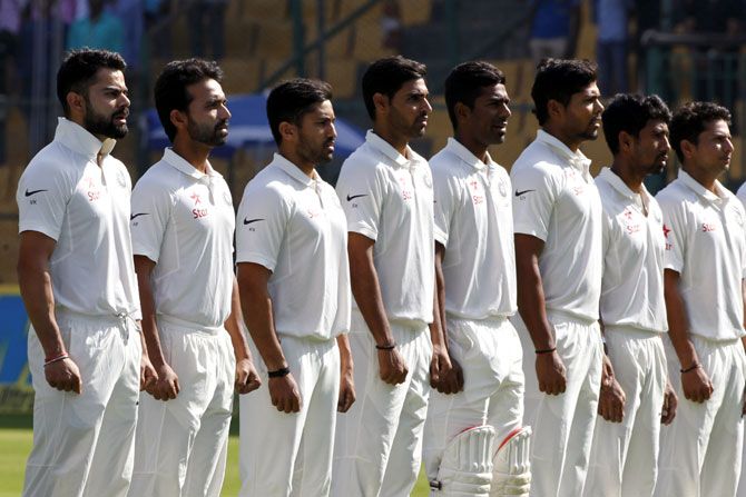 The Indian contracted cricketers