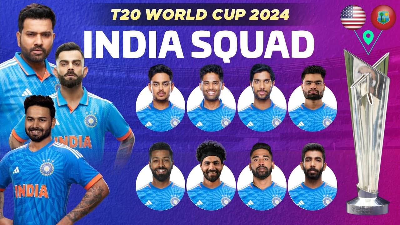 Indian team for World T20